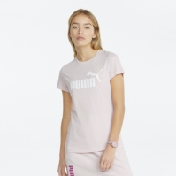 Tricou roz pudrat Puma Essentials femei