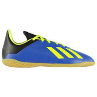 Adidasi fotbal de sala adidas X 18.4 Tango pentru copii albastru galben negru