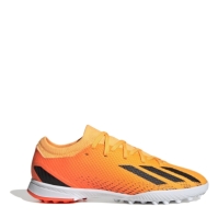 Adidasi Gazon Sintetic adidas X .3 baieti portocaliu negru