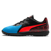 Adidasi Gazon Sintetic Puma One 19.4 pentru copii albastru rosu negru