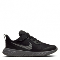Adidasi sport Nike Revolution 5 HZ baieti negru argintiu