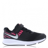 Adidasi sport Nike Star Runner Child pentru fete negru alb roz