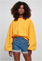 Bluza casual supradimensionat pentru Femei galben Urban Classics