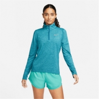 Bluza cu fermoar Nike Dri Fit Element pentru Femei albastru