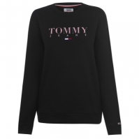 Bluza de trening Blugi Tommy Essential Logo negru