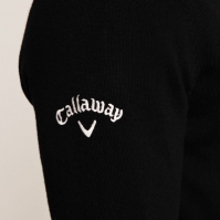 Bluza de trening Callaway cu captuseala cu fermoar pentru Barbati negru