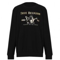 Bluza de trening True Religion Buddha negru auriu