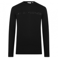 Bluza maneca lunga Antony Morato Sport Logo negru
