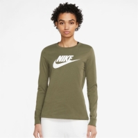 Bluza maneca lunga Nike Futura pentru femei oliv