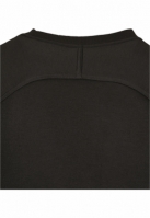 Bluza scurta oversize maneci raglan pentru Femei negru Urban Classics