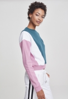 Bluza sport 3 culori pentru Femei verde roz Urban Classics alb