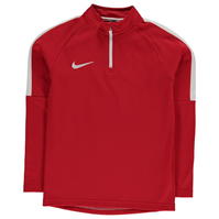 Bluza sport Mid Layer Nike Academy pentru baietei rosu alb