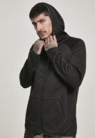 Bluze Hanorac tricot cu fermoar negru Urban Classics