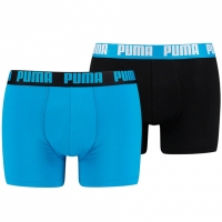 Boxeri Puma Basic 2P albastru, negru 906823 51 pentru Barbati