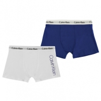 Boxeri Set 2 Calvin Klein Klein alb albastru