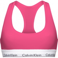 Bustiera Calvin Klein Modern bumbac Logo warm maro 