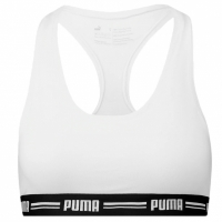 Bustiera sport Puma Racer Back Top 1P Hang alb 907862 05 pentru femei