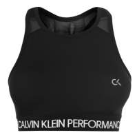 Calvin Klein Performance Medium Support Bra negru alb