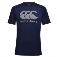 Tricou Canterbury Core VaporDri cu imprimeu mare pentru Barbati bleumarin