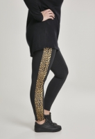 Colanti Side cu dungi Pattern pentru Femei negru leopard Urban Classics
