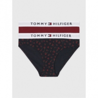 Costum de baie bikini Tommy Hilfiger 2P PRINT roz multicolor 0s3