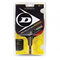 Dunlop Revolution 5000 Ping Pong Bats negru rosu