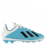 Ghete de fotbal adidas X 19.4 FG pentru Copii albastru negru