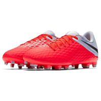 Ghete de fotbal Nike pentru copii rosu inchis gri