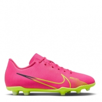 Ghete de fotbal Nike Mercurial Vapor Club FG pentru copii roz galben