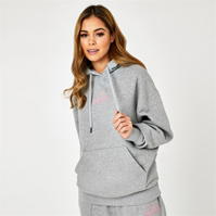 Hanorac Jack Wills Relaxed Fit Embroidered Logo gri