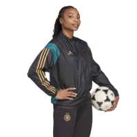 Jacheta adidas Germania Pre Match 2022/2023 pentru femei negru