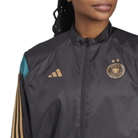 Jacheta adidas Germania Pre Match 2022/2023 pentru femei negru