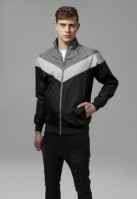 Jacheta cu Fermoar Arrow negru gri Urban Classics inchis deschis