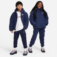 Jacheta Nike NSW Filled pentru copii bleumarin alb