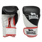 Manusi de box Lonsdale Fight Boxing negru rosu alb