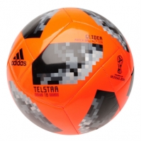 Minge fotbal adidas Cupa Mondiala 2018 Telstar Glider solar portocaliu