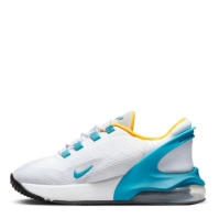 Nike Air Max 270 GO Little Shoes pentru Copii alb portocaliu albastru