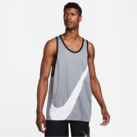Nike Dri-FIT baschet Crossover Jersey pentru Barbati gri alb