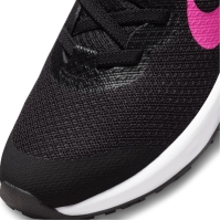 Nike Revolution 6 Little Shoes pentru Copii negru roz