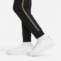 Pantaloni caldurosi Nike Repeat pentru baietei negru auriu