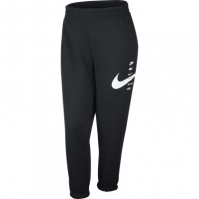 Pantaloni caldurosi Nike Sportswear Swoosh pentru Femei negru alb