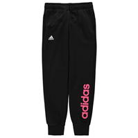 Pantaloni jogging adidas Linear pentru fetite negru roz