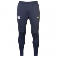 Pantaloni Nike Manchester City Squad 2018 2019 pentru Barbati bleumarin galben