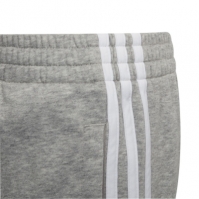 Pantaloni scurti adidas trei-cu dungi Essential pentru Bebelusi gri hther alb