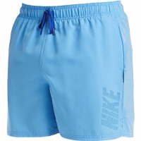 Pantaloni scurti de baie barbati Nike Logo Solid albastru NESS9504 438 pentru femei