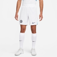 Pantaloni scurti Nike Chelsea Away 2022 2023 pentru adulti alb bleumarin