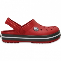 Papuci cauciuc Crocs For Crocband K rosu-gri 204537 6IB pentru Copii