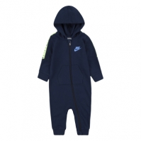 Pijama salopeta Nike Futura Tape /Coverall pentru baieti pentru Bebelusi albastru bleumarin