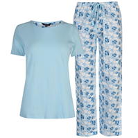 Pijamale Miso Table pentru Femei albastru floral