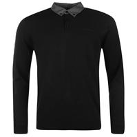 Pulover Pierre Cardin Collar tricot pentru Barbati negru